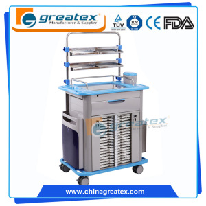 Anesthesia Hospital Medication Trolley / Hot Emergency Cart (GT-TA2130)