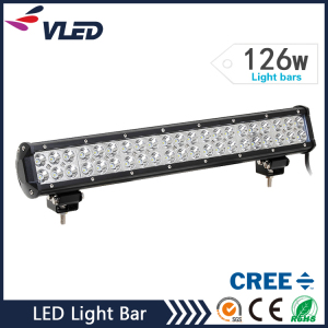 20" 126W 10080lm 12V LED Light Bar for Truck Offroad Driving Light