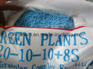 100% Water Soluble NPK Compound Fertilizer 20-10-10+8s