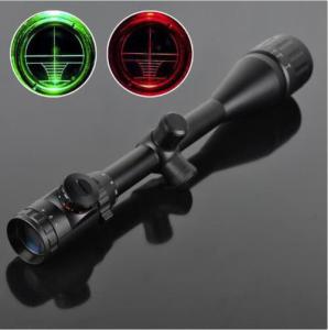 Hunting 6-24X50 Optical Rifle Scope Red/Green Dual Illuminated