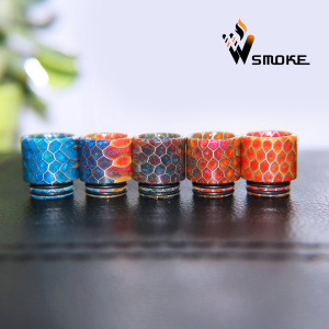 2016 Vivismoke Hot Selling Epoxy Tfv8 Resin Drip Tip Honeycomb Drip Tip Hive Resin Drip Tip